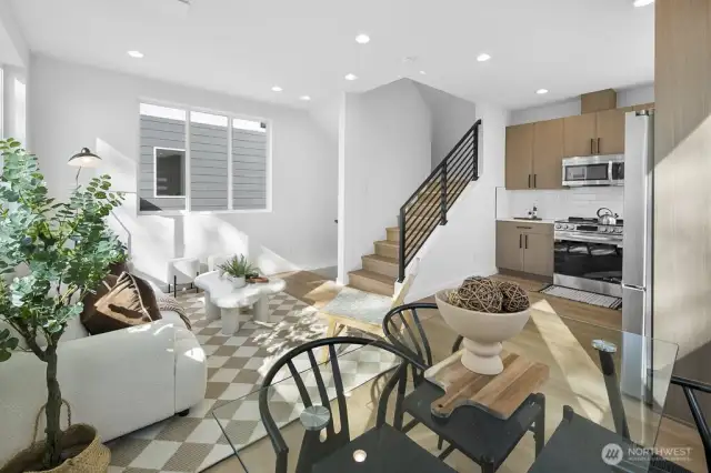 Photos are of model home 1804B. Layout may vary.