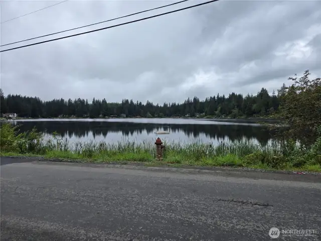 View of the lake from this lot.