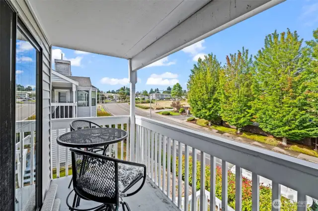 Balcony off primary