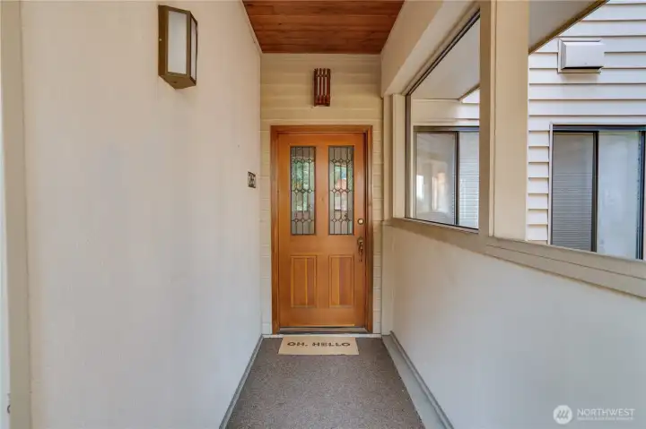 Secure entry, lobby entrance, elevator, and covered parking are all part of this Allenmore community.
