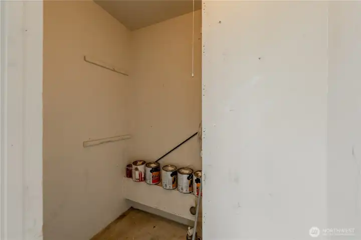 Extra storage off balcony