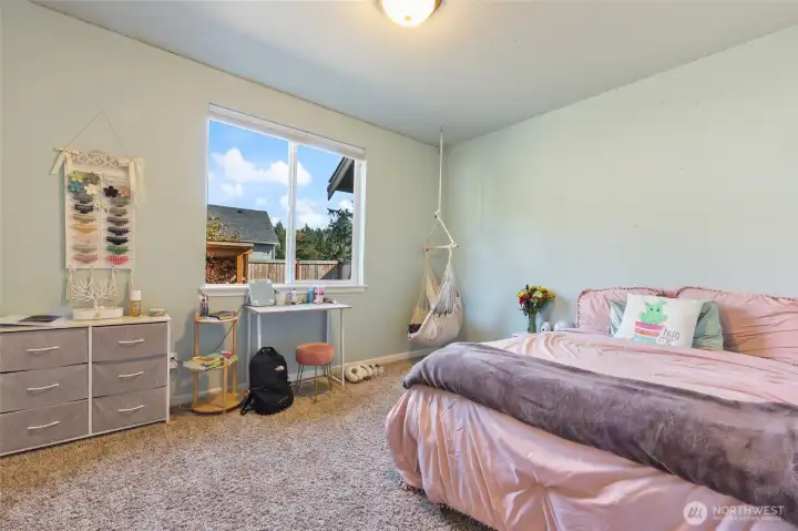 bedroom, good sized and bright