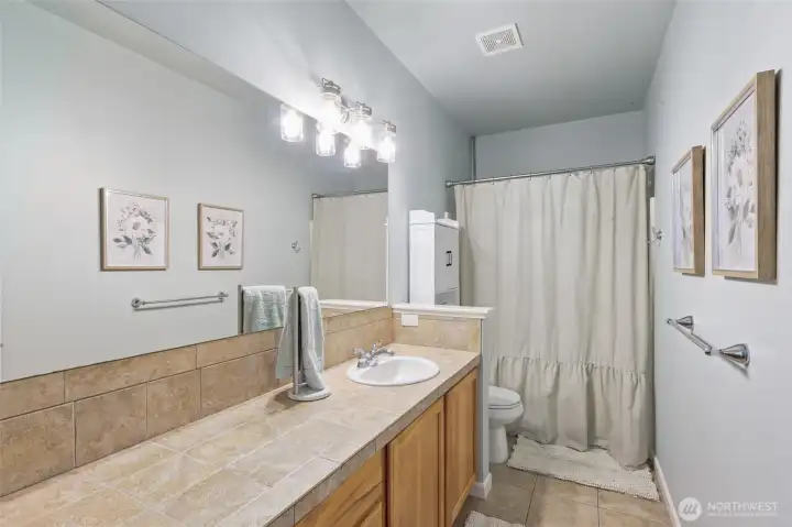 Main Bathroom, lot's of counter space