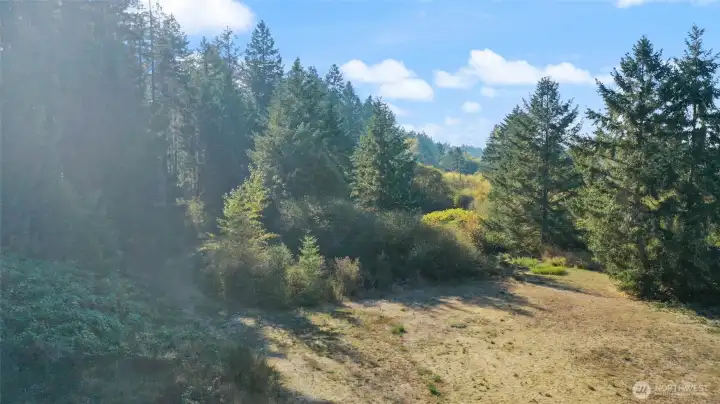 Community open space with trails