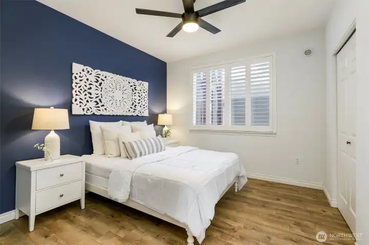 Ceiling fan is perfect for summer!