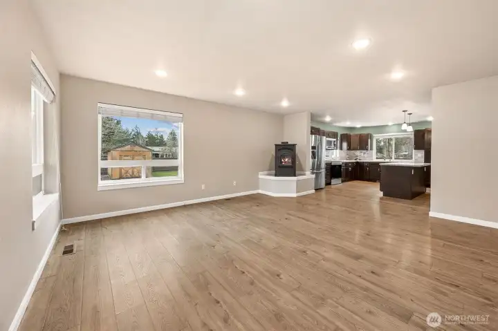 Living room from front entry