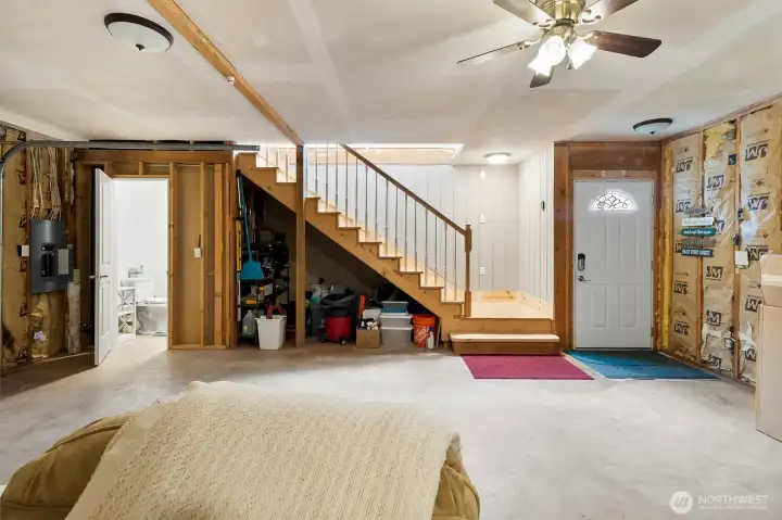 Stairs to Living space