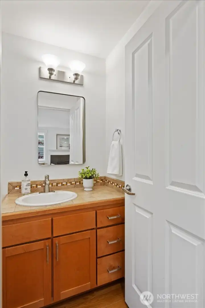 Convenient Main Floor Powder Bath