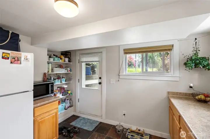 Lower Unit - Kitchen, Pantry and Back Door