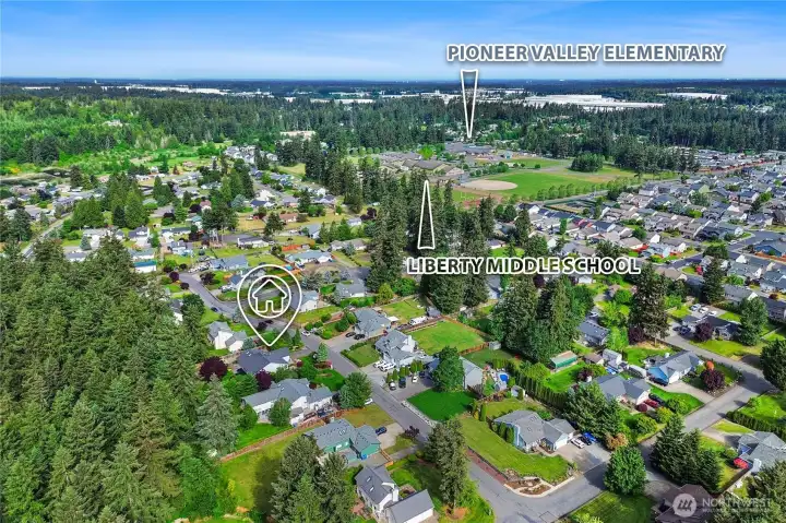 Close to schools, shopping, and JBLM, but in a quiet, private community.