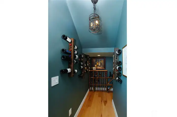 Wine cellar on the main floor Wine cellar on the main floor
