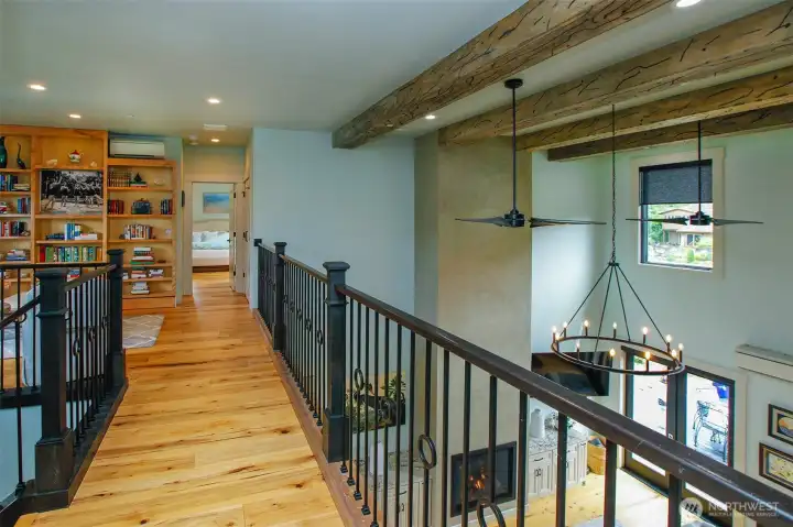 Wormwood inspired beams, gorgeous railings, hand finished beeswax woodwork Wormwood inspired beams, gorgeous railings, hand finished beeswax woodwork