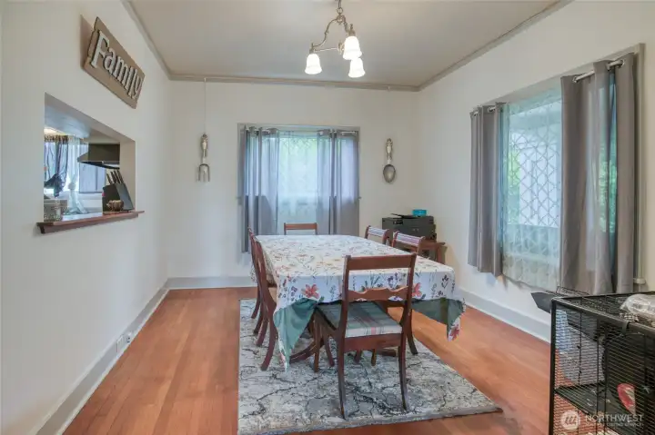 Formal dining room. Formal dining room.