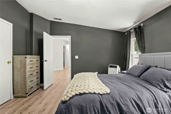 Primary with walk in closet