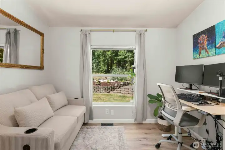 Bedroom 3 is currently an office