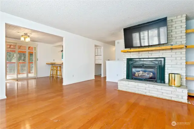 Open living room