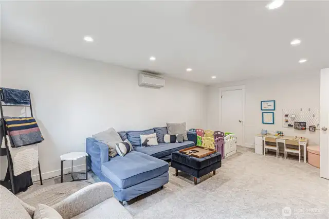 Additional cozy room through the far door.