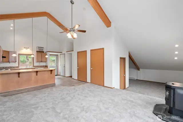 Guest House Kitchen & Living Room