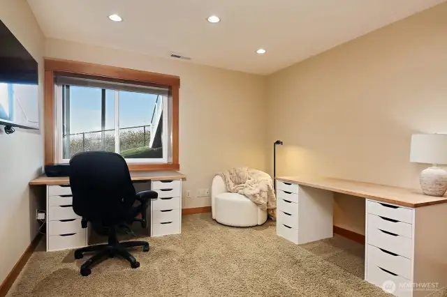 Lower Level - 2nd bedroom. Used as an office.