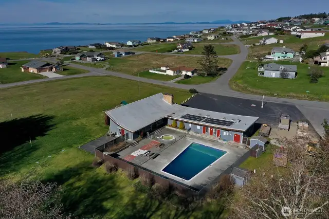 Community club house & summer pool.