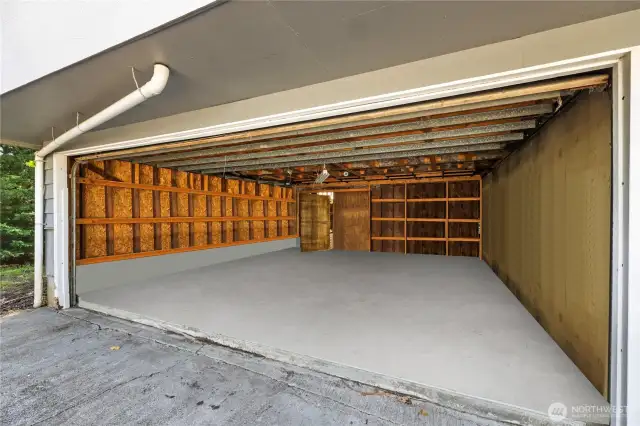 Virtually decluttered. Two-car garage offers space for storage, workouts, or hobbies.