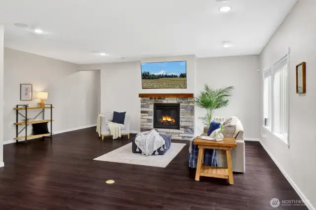 Spacious family room