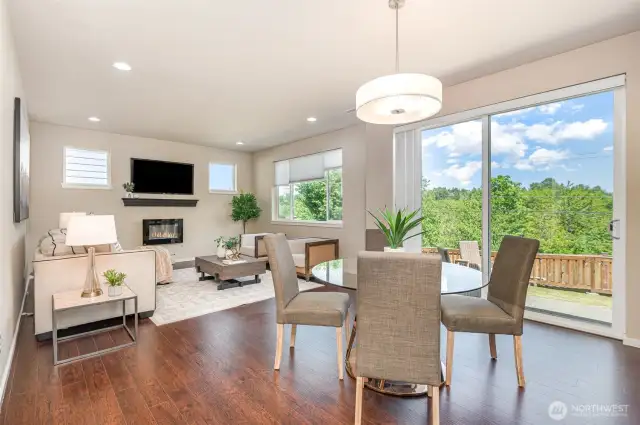 Greenbelt view from living area