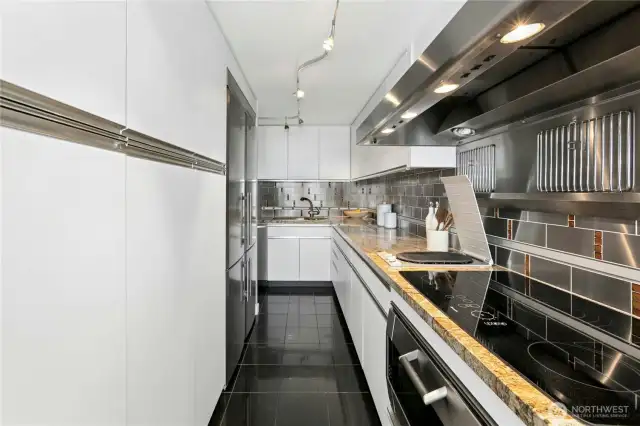 High End Stainless Steel Appliances.