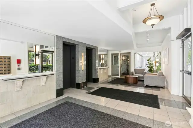 Secure Lobby Entrance