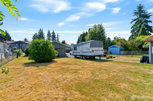 Plenty of space of RV parking and potential expansion