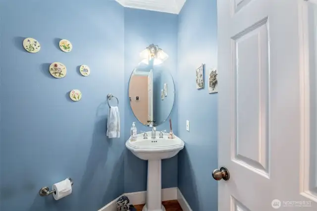 Main floor half bath