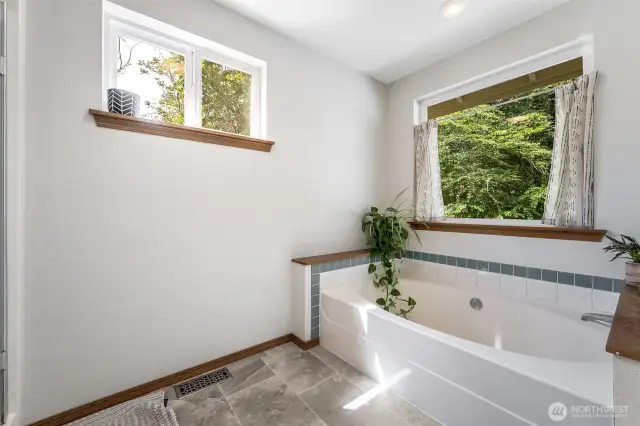 Primary Bathroom. Shower is to the left
