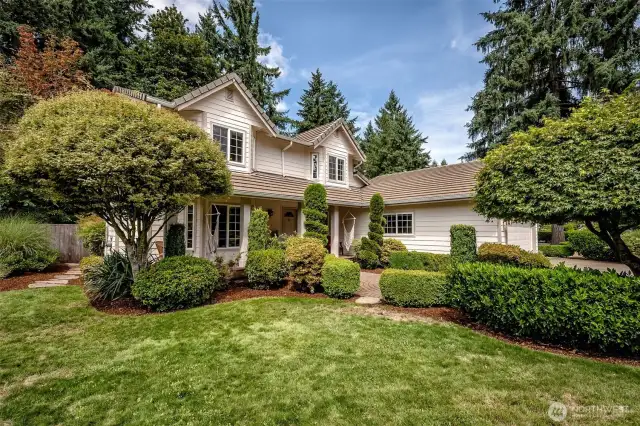 Amazing landscaping and curb appeal