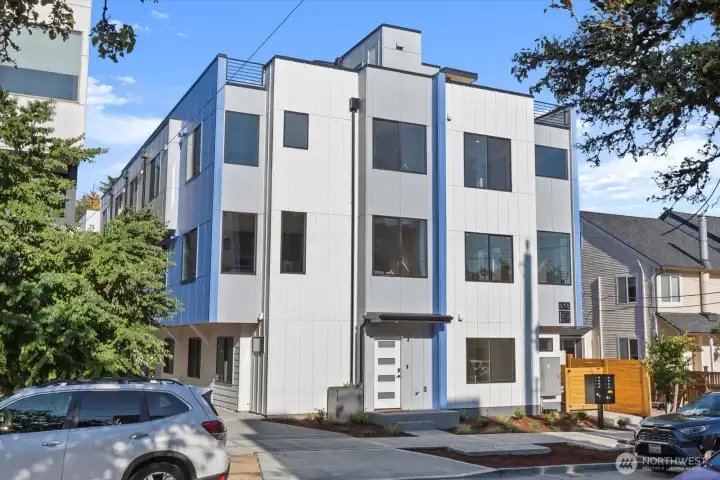 Contemporary design meets urban convenience in this striking new construction community featuring bold architectural lines and private entries.