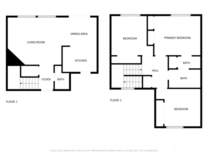 unit 1 floor plan, not including garage