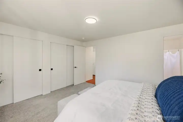 large double closets