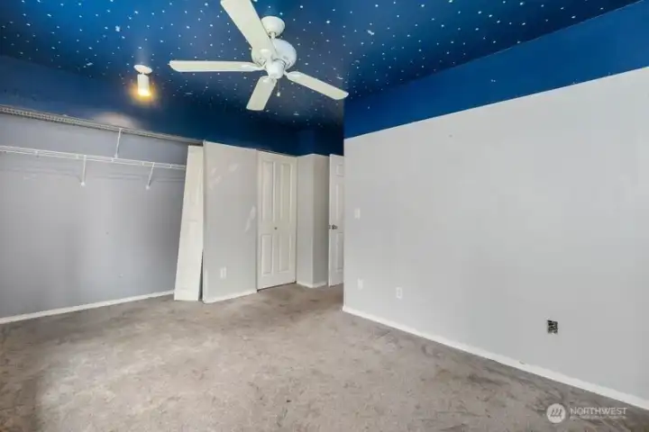 Junior suite with it's own bathroom.