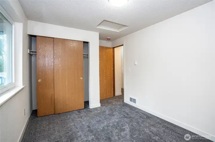 Additional perspective of the comfortable upper-level guest suite.