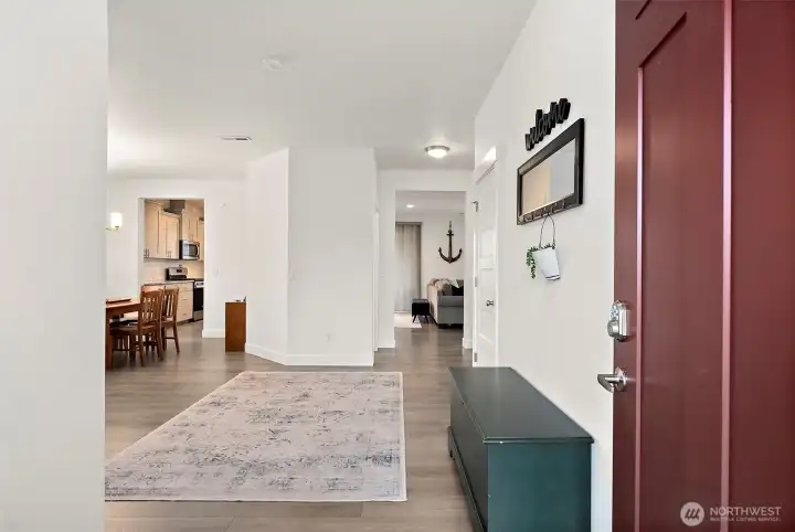 As you walk through the front door you will feel very welcome.