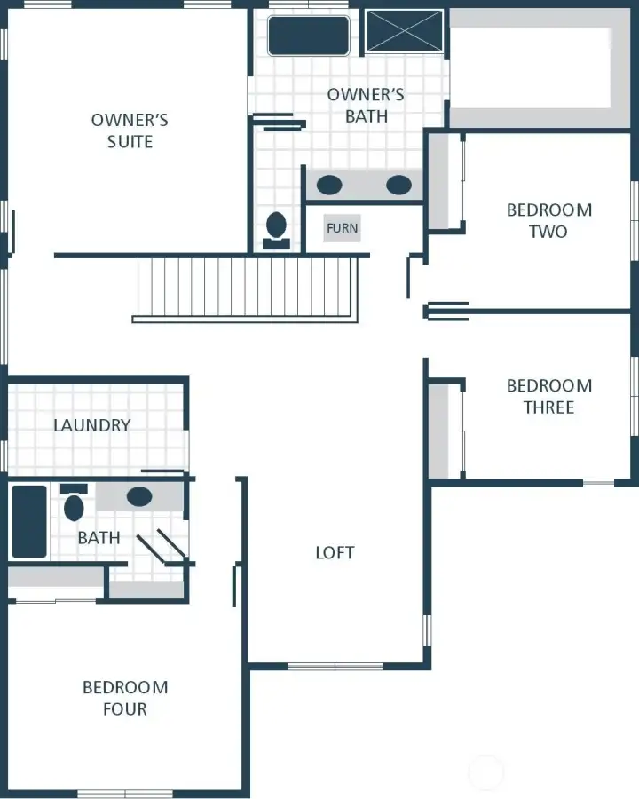 Photographs are for illustrative purposes only. Features, finishes, interior/exterior colors, landscaping and floorplan shown may vary from actual homes built