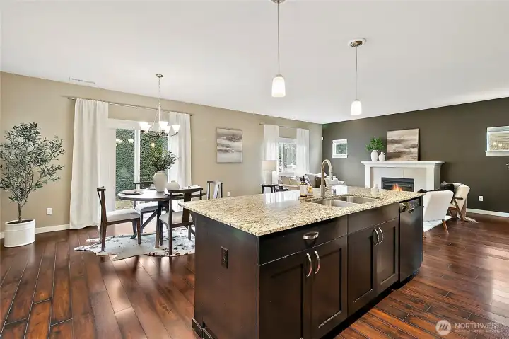 Kitchen featuring abundant cabinetry and workspace.