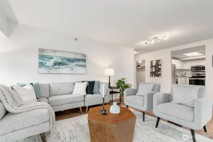 Light and bright throughout this spacious layout.