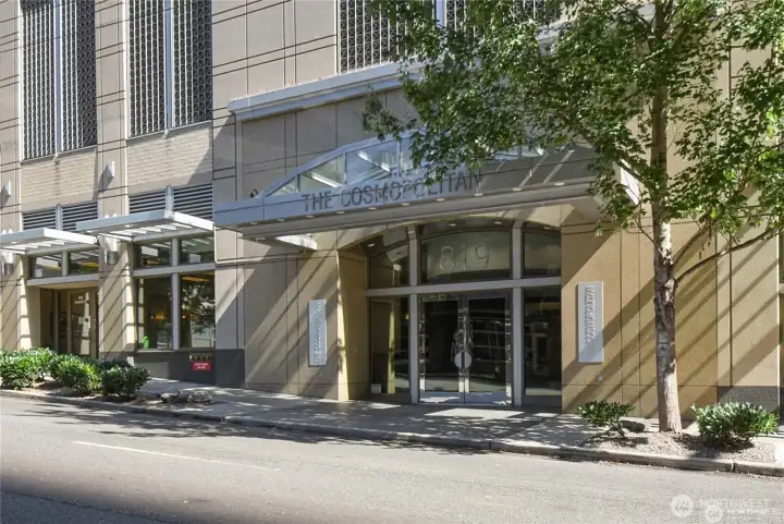 The Cosmopolitan is a luxury high-rise condominium building located in the heart of downtown Seattle.