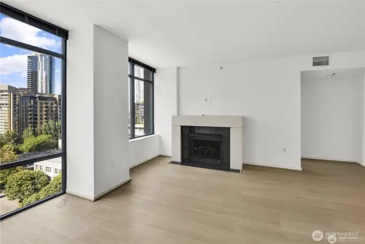 Positioned to capture abundant daylight, the space feels bright and airy while maintaining a cozy ambiance.