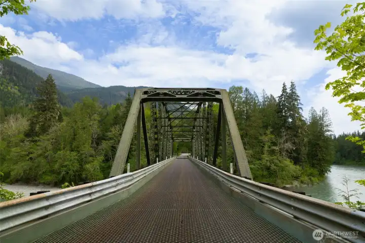 'Old Concrete Sauk Valley Bridge'