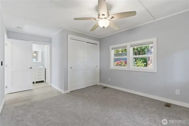 Primary Bedroom Storage and ensuite