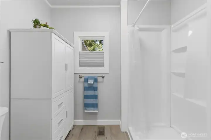 Primary ensuite with walk in shower