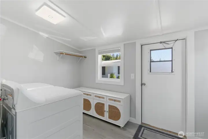 Mudroom entrance from 2nd driveway