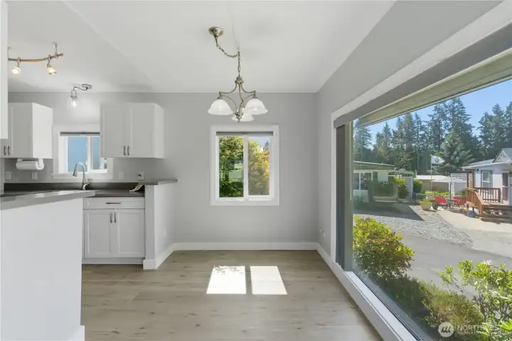 Love the natural light from these huge windows!