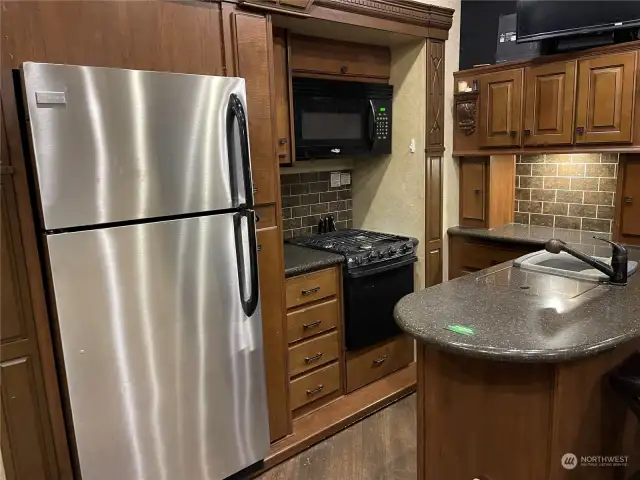 Large SS fridge/freezer